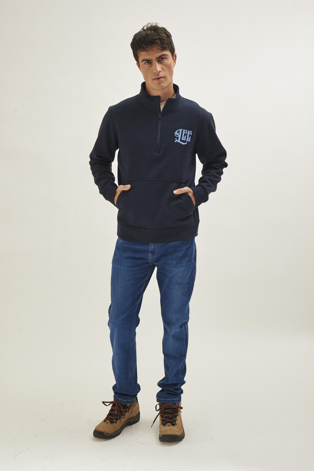 Half Zipper Ornamental Fri