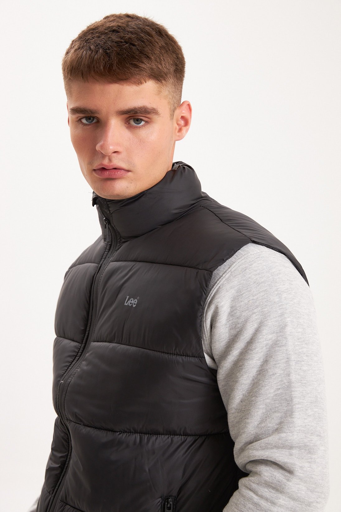 Lee Asher Jeans Uomo - Vestibilità Larga, Gamba Dritta, Denim Rigido Blu Cedar Plain