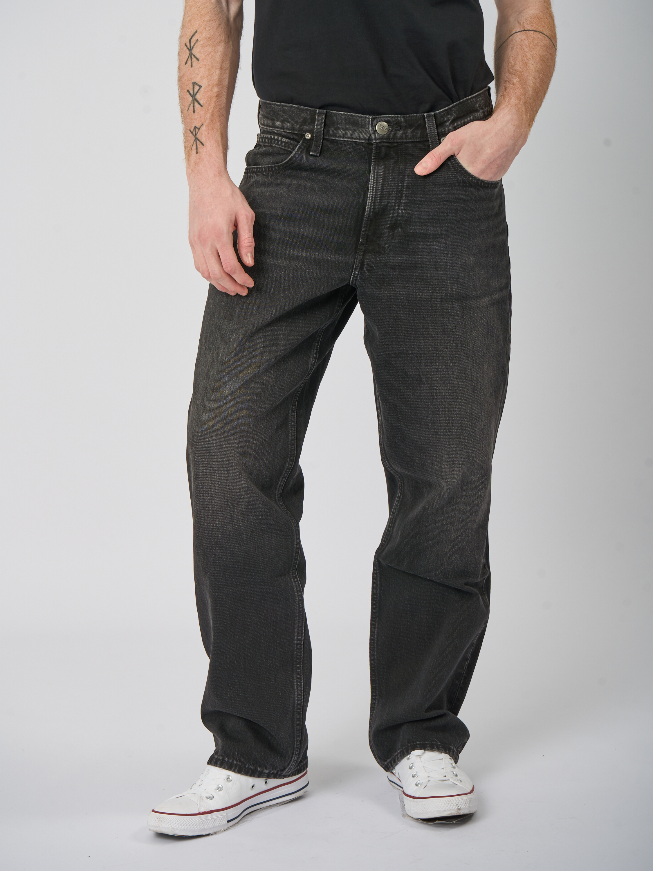 JEAN ASHER LOOSE STRAIGHT ASHEN