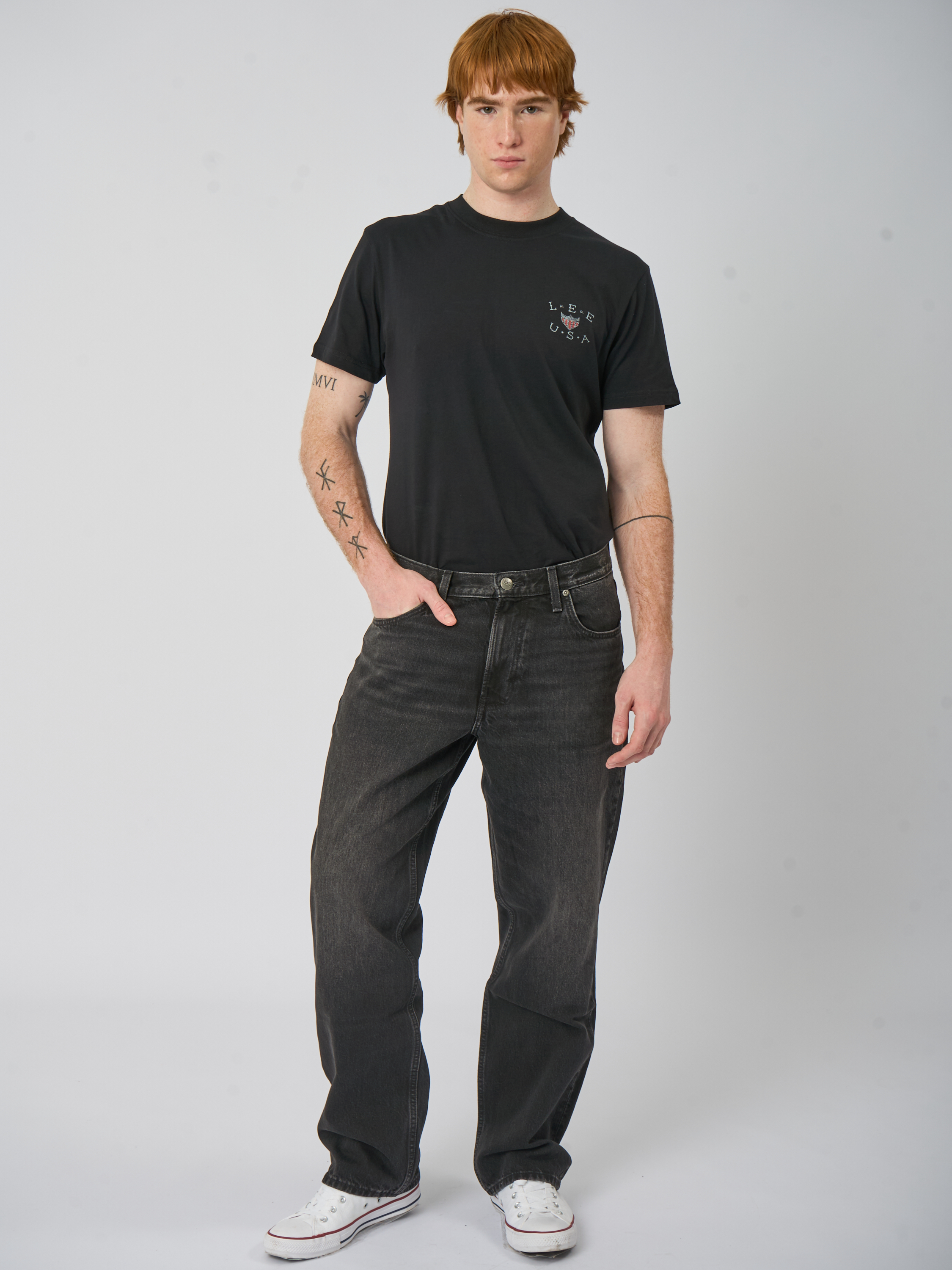 JEAN ASHER LOOSE STRAIGHT ASHEN