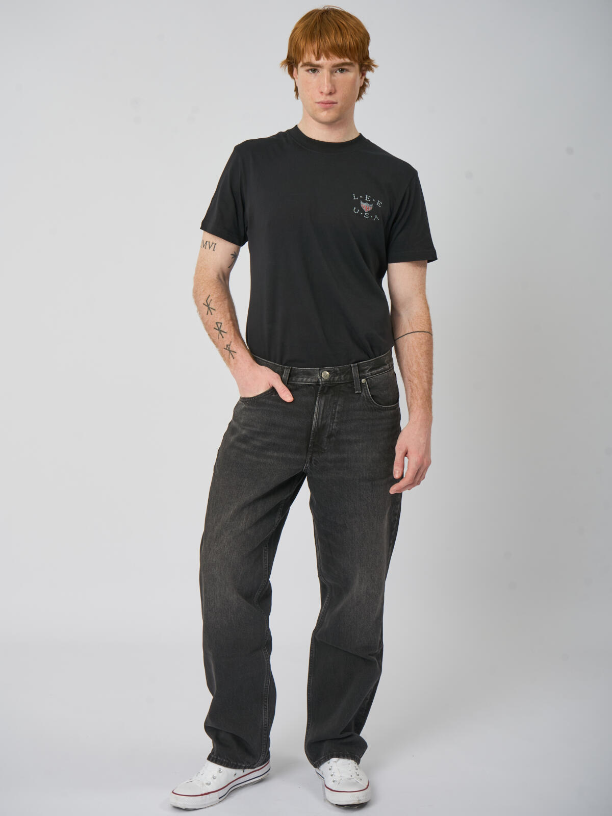 JEAN ASHER LOOSE STRAIGHT ASHEN